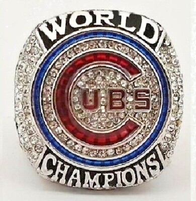 #ad Chicago Cubs Replica World Series Champions 2016 Ring Bryant Rizzo Sz 8 14 $21.00