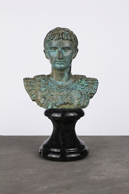 #ad Roman Bust Statue of Augustus Caesar Roman Emperor Sculpture $143.00