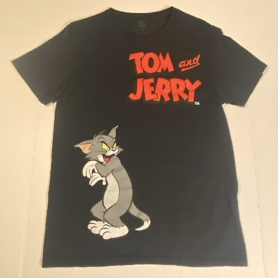 #ad Tom And Jerry T Shirt Medium Cartoon Network Cat And Mouse TV $12.95