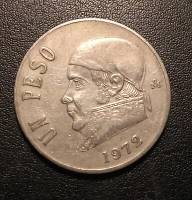 #ad 1972 Mexico One Peso Coin. $2.65