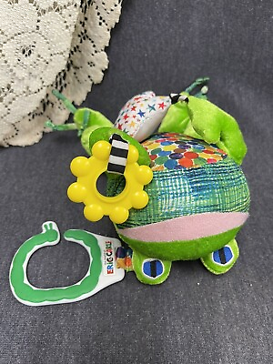 #ad Eric Carle Frog Plush Baby Toddler Hanging Sensory Toy Kids Preferred $9.90