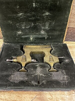 #ad Antique “Pierres” Brass Watchmakers Lathe $149.99