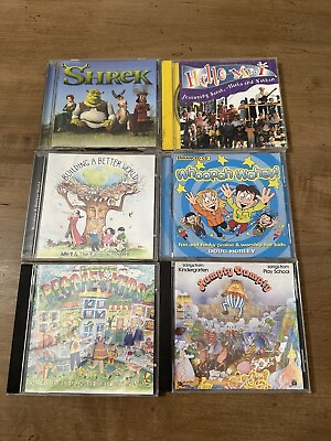 #ad Lot Of 6 Children Kids Music CDs Shrek Doug Horley Humpty Dumpty Mr I Reggae $19.99