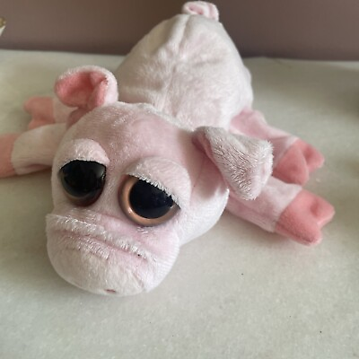 #ad CALTOY Pig Puppet Plush Pink Full Body Hand Puppet 10” Big Eyes $5.50