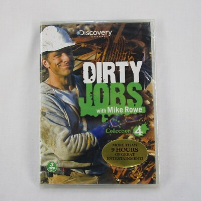 #ad New Discovery Channel Dirty Jobs Collection 4 DVD 2009 3 Disc Set Mike Rowe $24.95