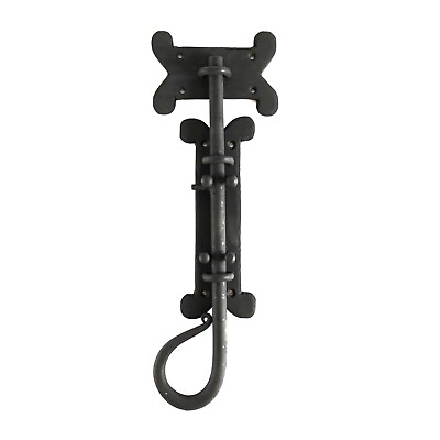 #ad Wrought Iron Cane Tower Slide Bolt 13 Inch $43.95