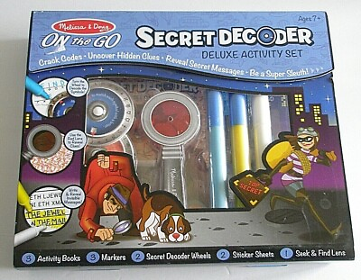 #ad Melissa And Doug On The Go Secret Decoder Deluxe Activity Set Homeschool New CE $11.00