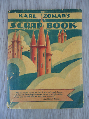 #ad VTG 1936 Karl Zomars Scrap Book KWTO Ozarks Springfield MO Library Decor Castle $14.38