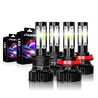 #ad H7 H11 For Chevy Caprice 2011 2017 Traverse 2013 2017 LED Headlight Combo Bulbs $23.99