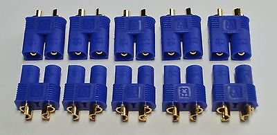 #ad 5 Pack: EC3 Male Female Connector Pairs Pre Installed in Plastic Housing $9.99