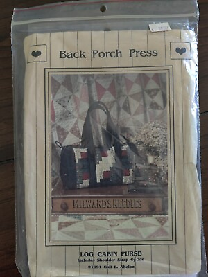 #ad Pineapple Log Cabin Tote Bag Quilt Pattern 17quot; x 17quot; $6.00