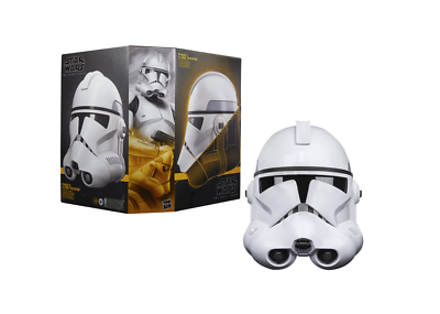 #ad Star Wars The Black Series Phase II Clone Trooper Premium Electronic Helmet $96.00