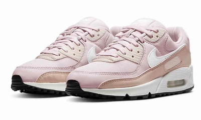 #ad Nike Air Max 90 Womens Size 11 Shoes DH8010 600 Pink Oxford Bearly Rose Black $70.00