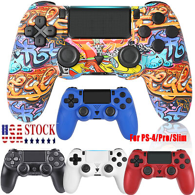 #ad Wireless For Playstation 4 Bluetooth Controller For PS 4 Pro Slim Gamepad New $17.98