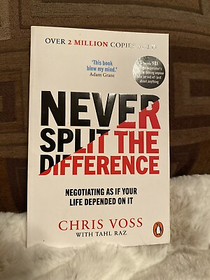 #ad #ad Never Split the Difference Paperback ByChris Voss Author English Free Shipping. $8.75