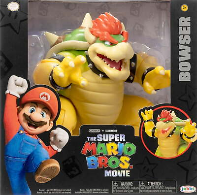 #ad The Super Mario Bros. Movie 7 inch Feature Bowser Action Figure with Fire $20.93