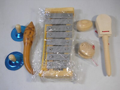 #ad Wooden Musical Instruments for Kids Band Class Preschool School Lot #1 $29.99