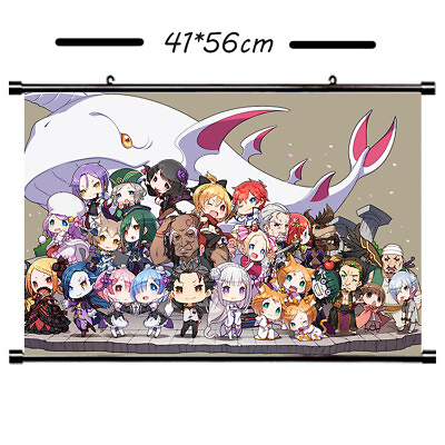 #ad Re:Zero Anime New 41*56cm Poster Otaku Cosplay Scroll Hanging Post Wall Gift #6 $22.99