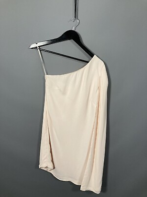 #ad REISS SAMANTHA CAPE MINI Dress Size UK8 Pink Good Condition Women’s GBP 37.49