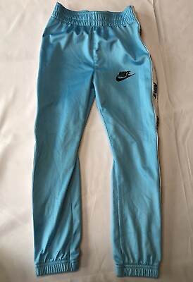 #ad Nike Little Kids Logo Lined Athletic Sweatpants Size 6 7 Years Light Blue Pants $11.00