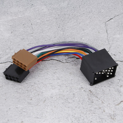 #ad AUTO Car Radio Adapter Stereo Harness Cable ISO Plug For E36 E46 E39 $9.12