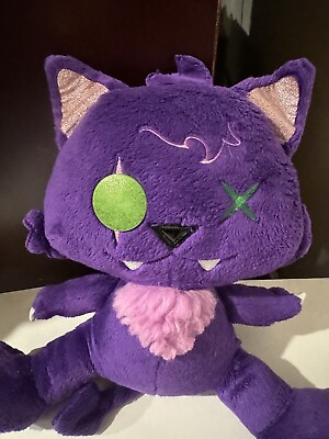 #ad Monster High Plush Crescent Cat 13quot; Clawdeen Purple Pet Stuffed Animal $34.99