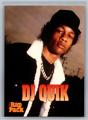 #ad 1991 The Rap Pack Series One DJ Quik #26 Trading Card $4.39
