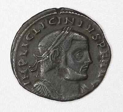 #ad Licinius I AE Follis Thessalonica mint 312 317 AD Jupiter reverse $22.00