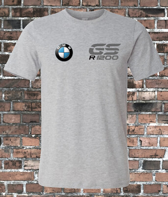 #ad #ad BMW GS R 1200 MOTORCYLE heather grey T Shirt $10.95