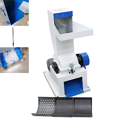 #ad 220V Glass Bottle Crusher Small Hammer Crusher 3.4HP with 3mmamp;6mmamp;10mm Screen $1138.34