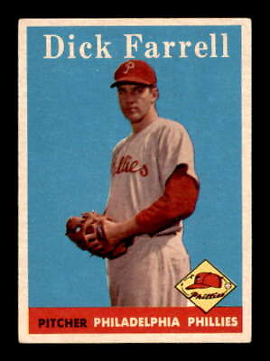 #ad 1958 Topps #76 Dick Farrell VG VGEX RC Rookie Phillies 553925 $157.50