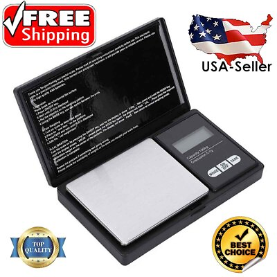 #ad Digital Pocket Scale 1000g x 0.1g Portable Weight Jewelry Gram Coin Herb Gold $7.50