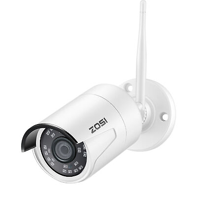 #ad ZOSI NVR ZR08JP 3MP IP Wireless Network Add On Camera Night Vision Outdoor $39.99