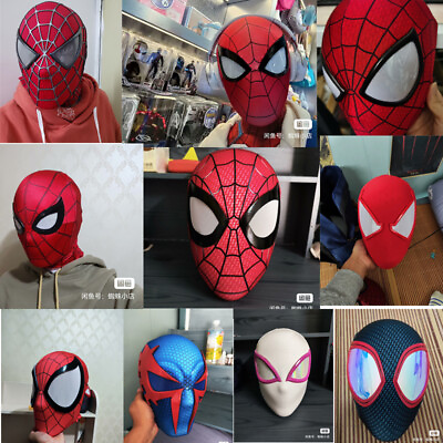 #ad Scarlet Toby Amazing Spider Man Mask Full 3D Helmet Cosplay Costume Halloween US $100.69