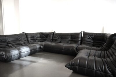 #ad #ad togo sofa ligne roset Couch Set Vintage Togo Sofa Togo Leather Togo 5 chair Set $999.99