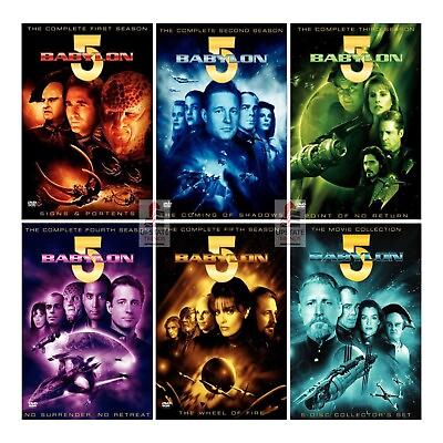 #ad BABYLON 5 the Complete Series Seasons 1 5 5 Movie Collection 35 Disc Set NEW $58.49