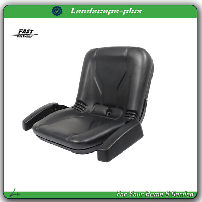 #ad High Black Back Lawn Mower Seat w Armrests for Cub Cadet，Dixie Chopper Dixon $140.22