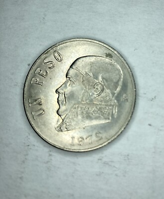 #ad 1972 Mexico Un Pesos Coin. Beautiful Design. Free shipping$ $3.39