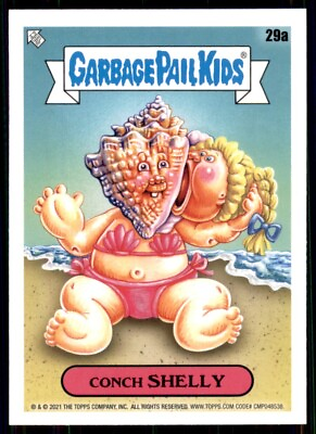 #ad 2021 Garbage Pail Kids Go on Vacation Base #29a CONCH SHELLY $0.99