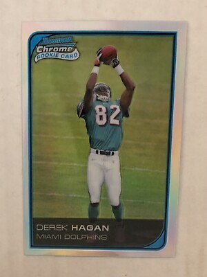 #ad Derek Hagan 2006 Chrome Rookie Refractor Card #67 $2.69