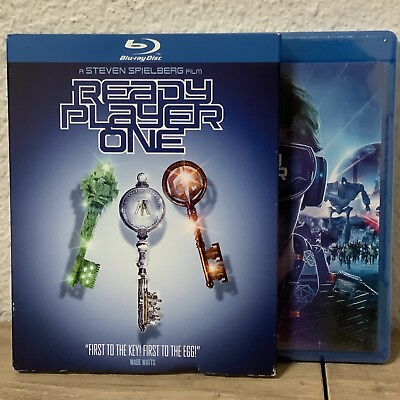 #ad 📀 Ready Player One BLU RAY W SLIPCOVER NEW $15.99