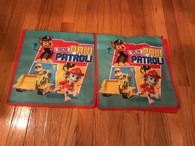 #ad #ad 2 NEW Nickelodeon Kids Reusable Shopping Tote Bags Paw Patrol $8.69