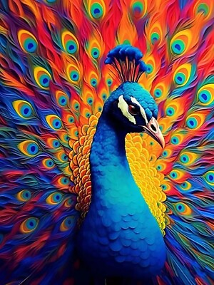 #ad Peacock Diamond Painting Kits for Adults 5D Diamond Art Kits for Adults Kids B $11.66
