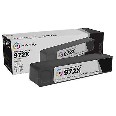 #ad LD Comp Black Ink Cartridge for HP 972X F6T84AN PageWide Pro 477dw 552dw 577dw $59.99