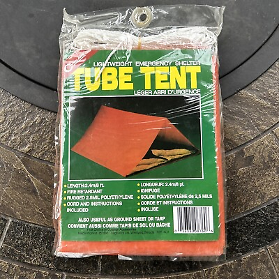 #ad NEW Coghlan#x27;s Emergency 2 Person Tube Tent Camping Shelter Tarp Coghlans 8760 $9.99