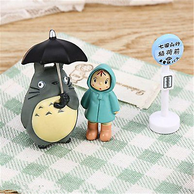 #ad New Studio Ghibli My Neighbor Totoro 3pc Set Figurine Collection Kids Toy Garden $10.85