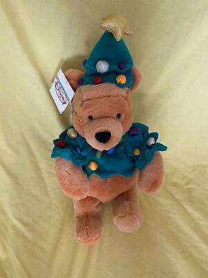 #ad Disney Store Christmas Tree Winnie the Pooh Plush Ornaments Star New w Tag $14.99
