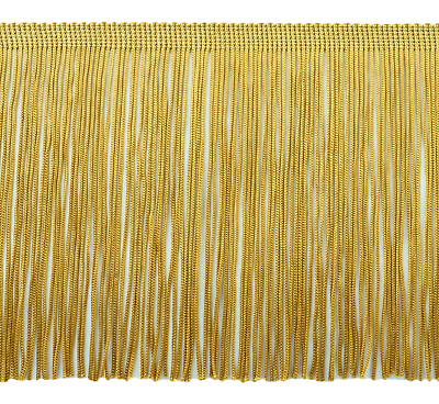 #ad Chainette Fringe Trim Style# CF06 Color# C4 Antique Gold Sold By The Yard $3.39