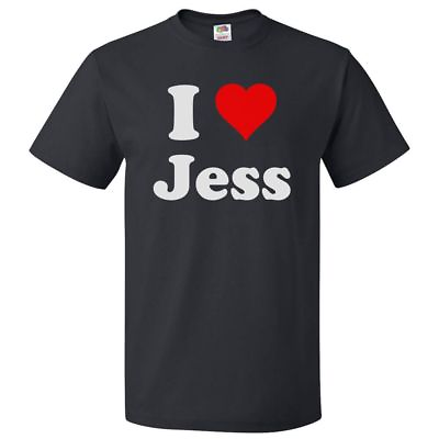#ad I Love Jess T shirt I Heart Jess Tee $16.95