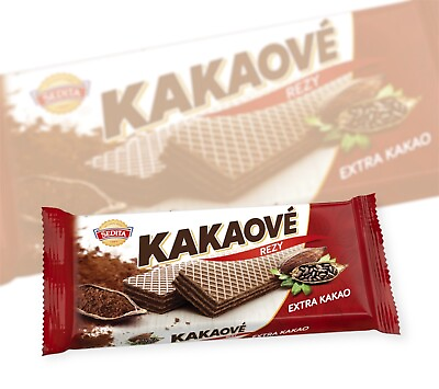 #ad 30x50g Sedita Traditional Slovak Original Extra Cocoa Cream Filling Wafers $90.00